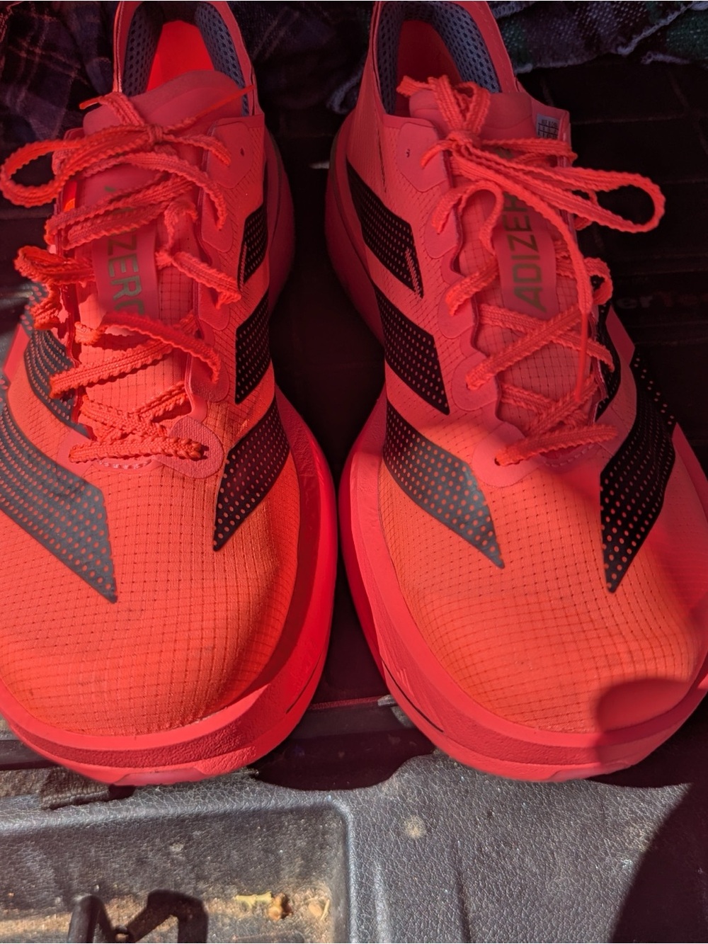 adidas Men’s Athletic Shoes - Bright Orange with Black Accents